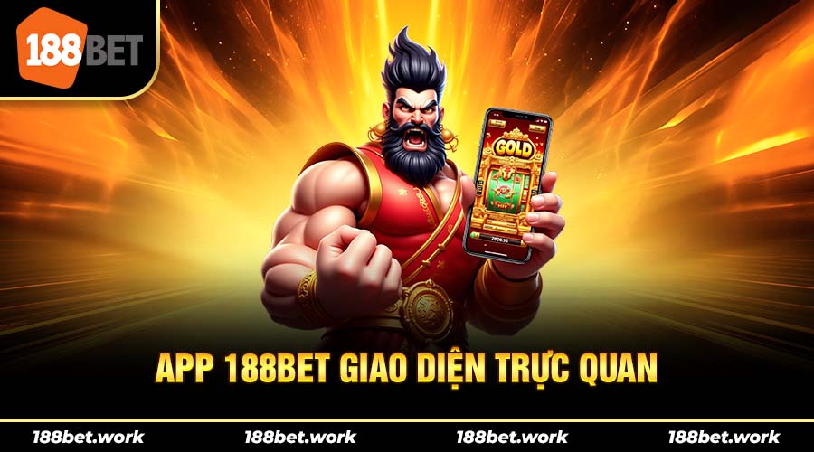 Ứng dụng 188bet được thiết kế đẹp mắt, dễ sử dụng