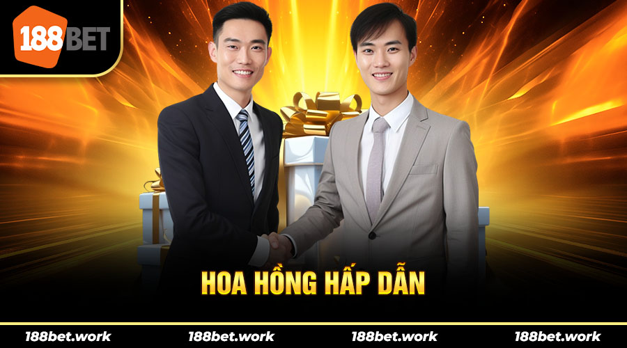 Hoa hồng dành cho đối tác 188bet vô cùng xứng đáng